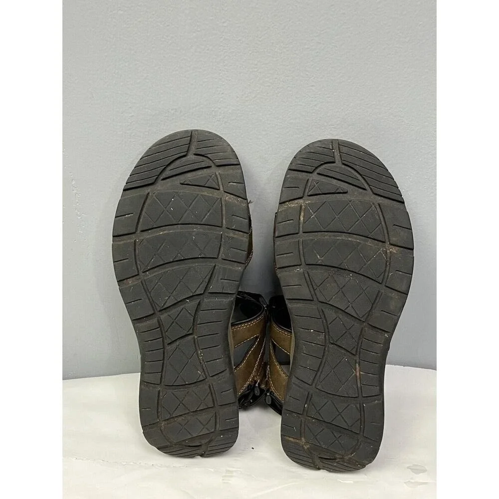 Earth Spirit Sandals Mens 13 Brown‎ Sport Outdoor Adjustable Straps Grunge